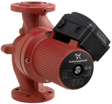 Одинарный циркуляционный насос UPS 50-180/2 F, 3x400-415 В, 50 Гц, 760/850/1000 Вт, вход/выход DN50 PN6/10,  корпус-чугун, колесо-нержавеющая сталь, Grundfos